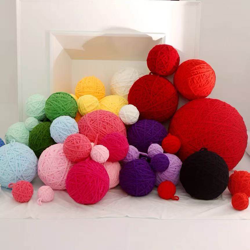 大型圣诞球红色毛线球打卡点布置美泡沫球马卡龙色系橱窗装饰道,节庆用品/礼品,圣诞装饰品,淘宝优惠券,粉丝福利购,淘宝优惠卷