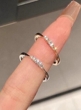 【漫天星河】简约闪钻戒指女款新