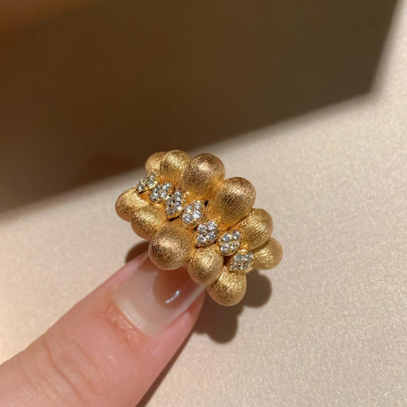 新款法式复古手工拉丝缎带咖啡豆