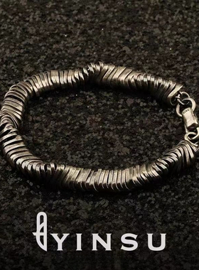 潮复古嘻哈个性手链小众设计中性