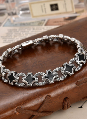 新款北欧风滴胶菱角手链简单大方