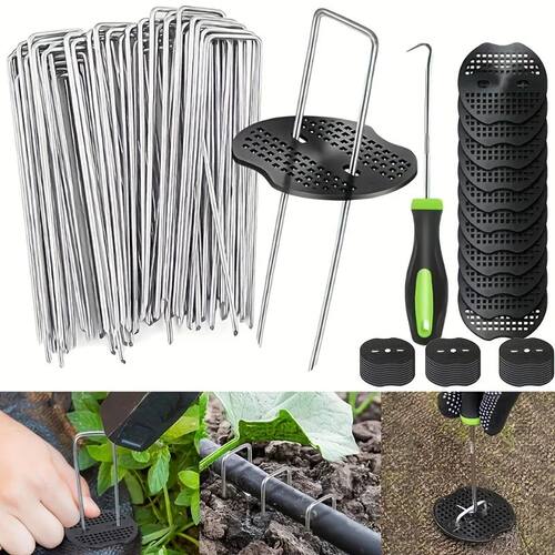 U-shaped Ground Nail Lawn Nail for Insect Prevention, Fixed