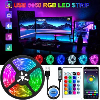 LED Strip Light USB Bluetooth RGB 5V LED RGB Lights Flexible