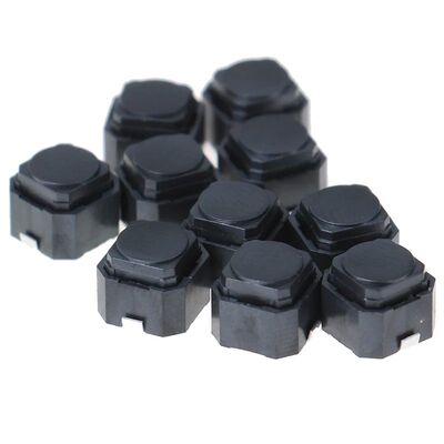 10Pcs Silent Tact Switch 6*6*5mm Silicone Button Switch Touc