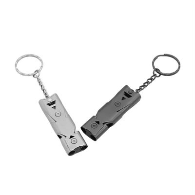 Double Tube Explosive Whistle Outdoor Distress Whistle Stain