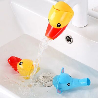 Children Kids Faucet Extender Washing Hands Toy Duck Faucet