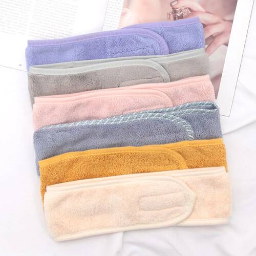 Women Adjustable SPA Facial Headband Soft Toweling Hair Acce