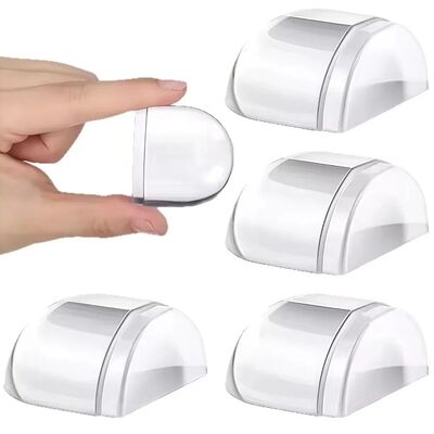 Transparent Self Adhesive Door Draft Stopper Floor Mounted D
