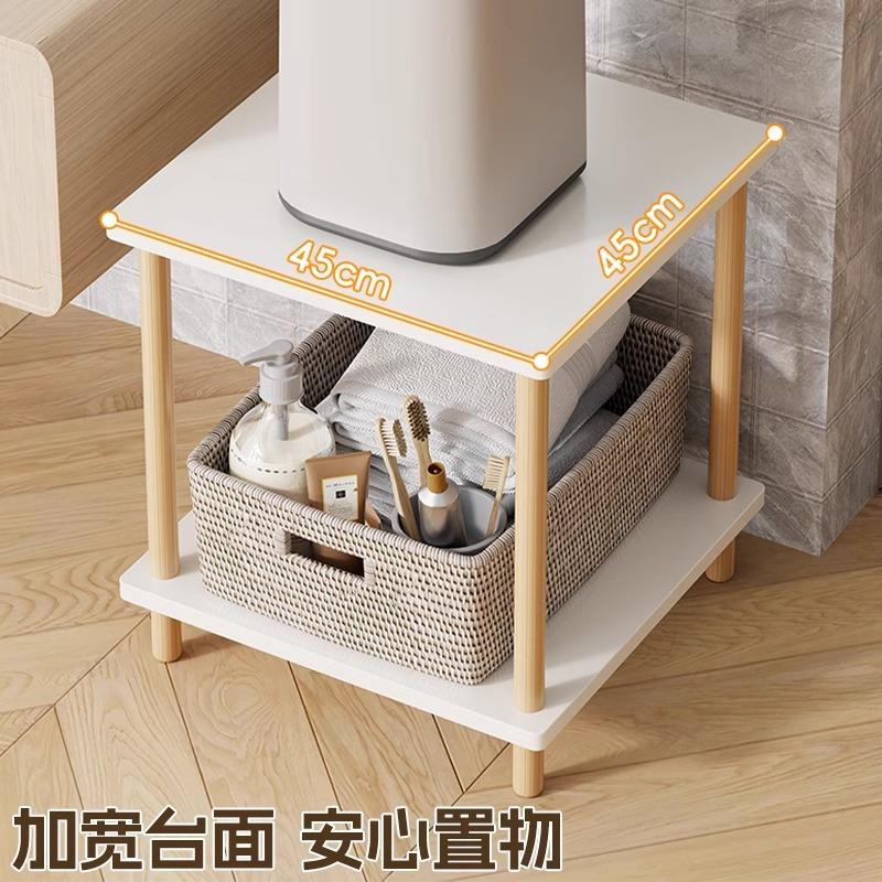 小型洗衣机置物架卫生间底座增高整理架内衣内裤迷你落地垫高架子