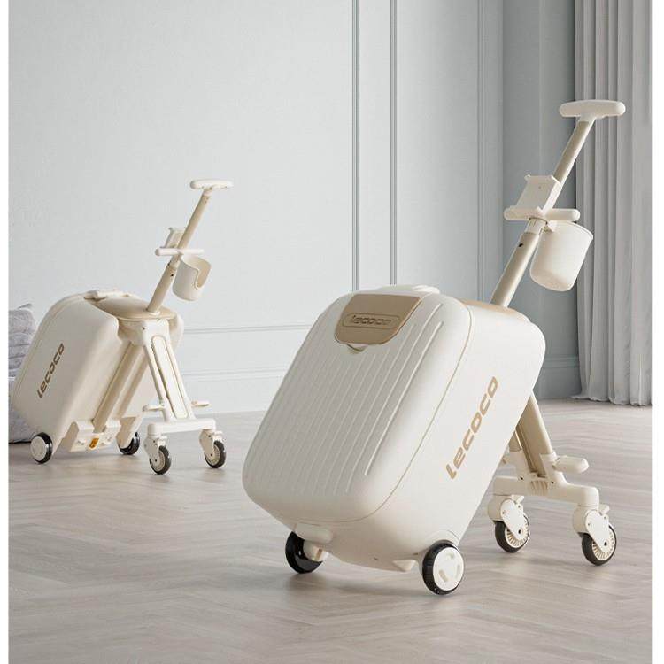 lecoco乐卡遛娃行李箱可坐骑神器懒人儿童行李箱宝宝旅行箱拉杆箱