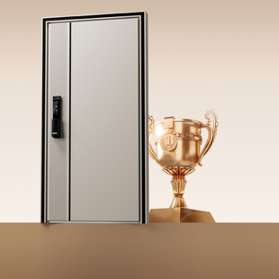 加高门楣防盗门门头加高家用入户门一门到顶奶油风2025新款 进户门