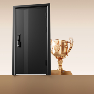 欧帝乐入户门防盗门进户门家用甲级单开门安全门大门带智能锁一体