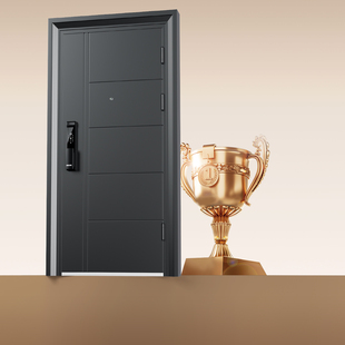 防盗门甲级家用内外双色带指纹锁一体智能密码 子母门入户门进户门