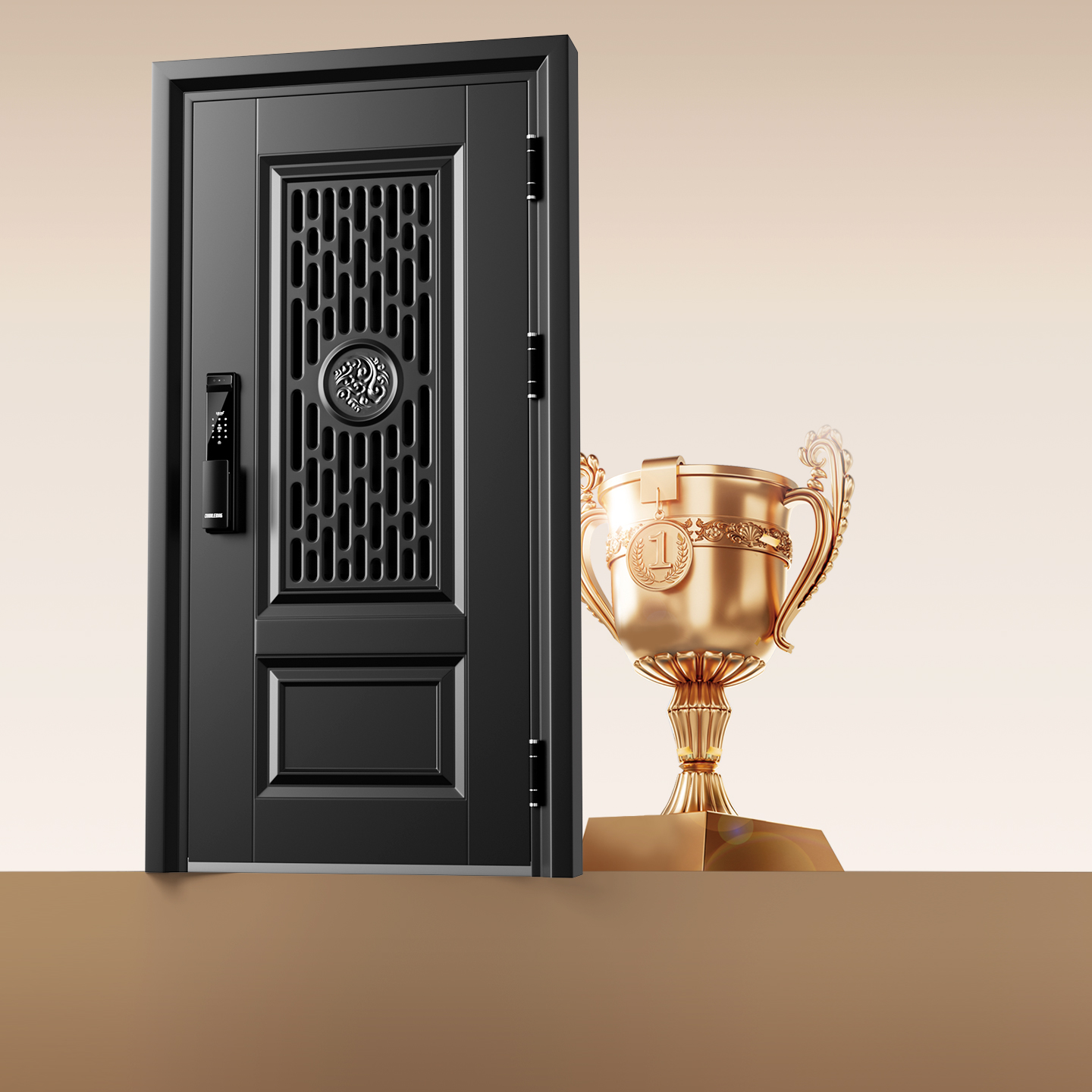 甲级防盗门C级锁芯5种锁具可选