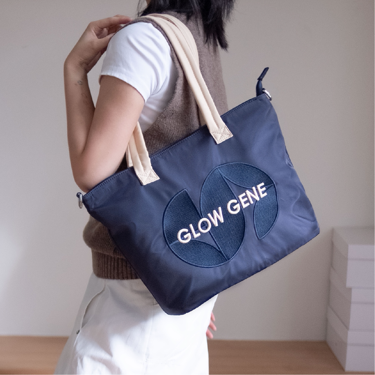 shanahs单肩托特包女2026新款高级感休闲大容量电脑通勤斜挎包