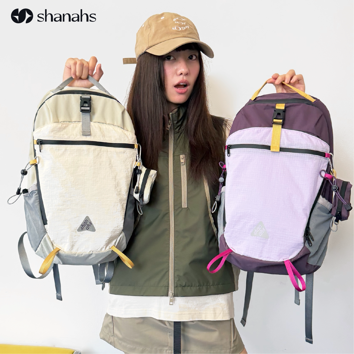shanahs轻便大容量登山双肩包