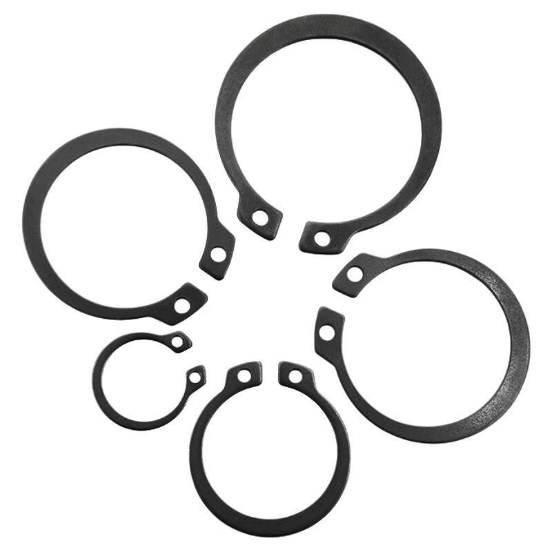 卡簧卡环圈卡槽卡黄 5-320A型GB894轴卡国标65锰外卡轴用弹性挡圈