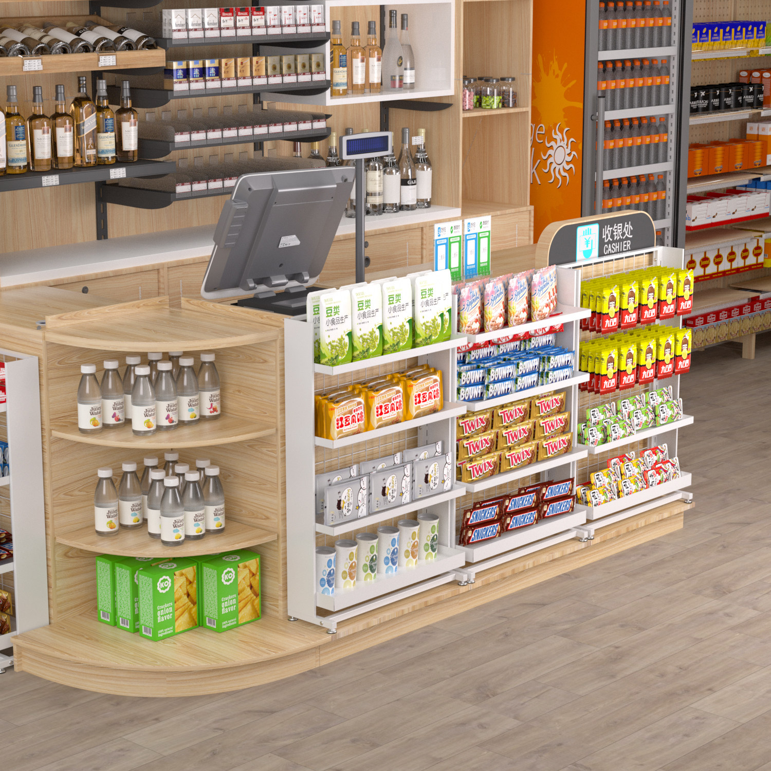 收银台前小货架展示架超市便利店零食食品带挂钩收纳置物架铁槟榔,商业/办公家具,超市货架,淘宝优惠券,粉丝福利购,淘宝优惠卷