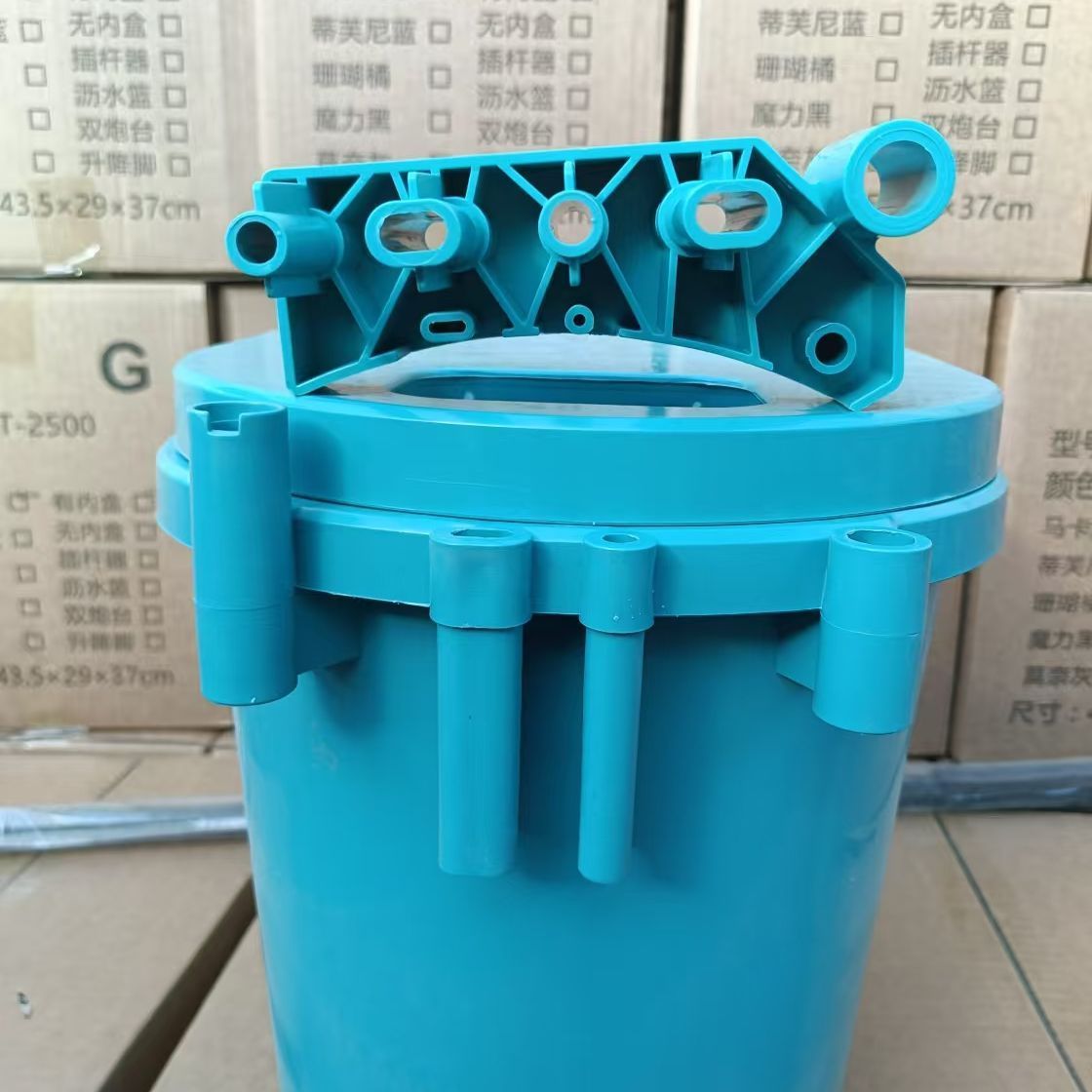 网红新款26钓桶双炮台支架钓筏水桶简易架杆钓鱼多功能台钓双炮台