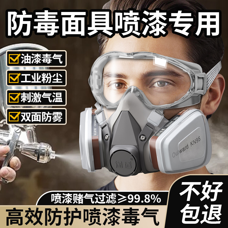 防毒面具全面罩尘毒双防