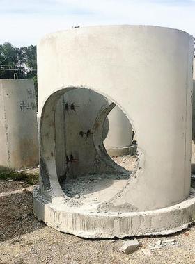 水泥井筒井盖1/1.25/1.5米混凝土检查井成品雨水井沉沙井