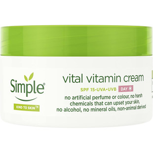 Simple Kind Vitamin Skin Day Vital Cream 50ml SPF15 Face