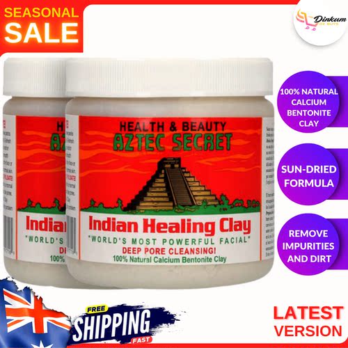 Aztec Secret Indian Healing Clay 深层毛孔清洁面部和身体面膜