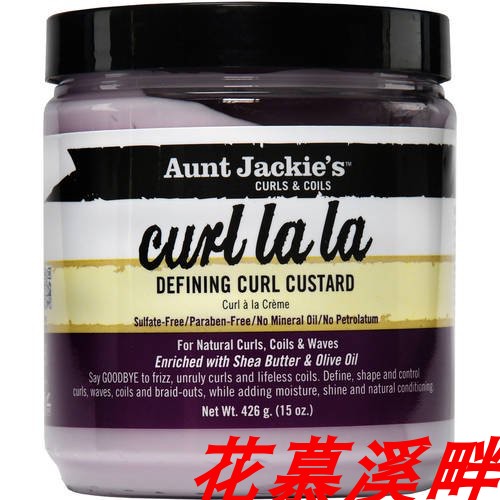 Aunt Jackie's Curl La La Defining Curl Hair Custard, 15oz