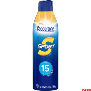 5.5 SPF Continuous Coppertone Sunscreen Spray Sport