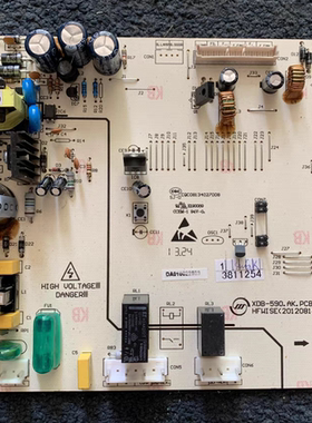 美的冰箱配件主板XDB-590.AK.PCB V07 DA010022803电脑板显示板