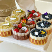 蛋糕切块垫纸 6寸纸托模具烘焙甜品防油包装 免折叠巴斯克油纸3