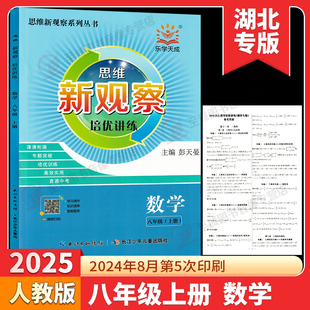湖北专版2025新观察培优讲练八年级数学上册初中初二8年级课本同步尖子生题库培优题压轴题练习册数学思维新观察专项训练通用版