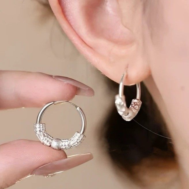 【专柜正品】时来运转古法砂珠耳钉女轻奢高级感小众设计ct耳环,饰品/流行首饰/时尚饰品新,耳环,淘宝优惠券,粉丝福利购,淘宝优惠卷