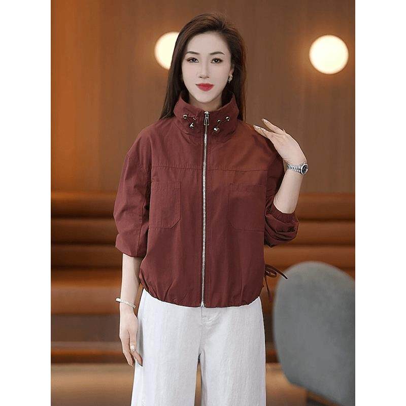 时尚休闲短款外套女2026早春新款洋气减龄宽松显瘦百搭开衫上衣潮