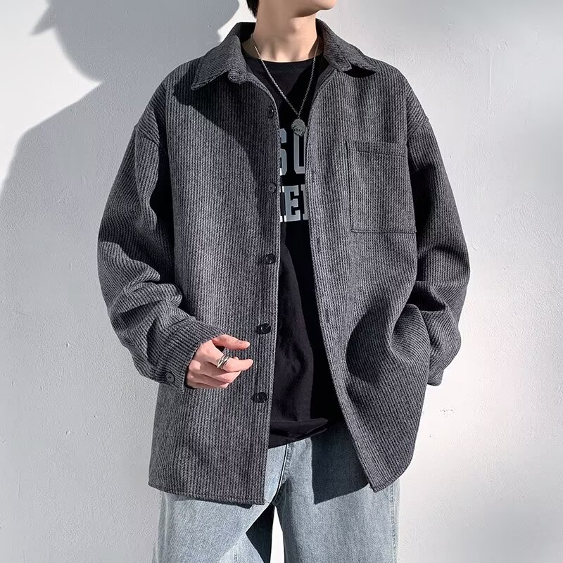 宽松休闲大码上衣夹克外套