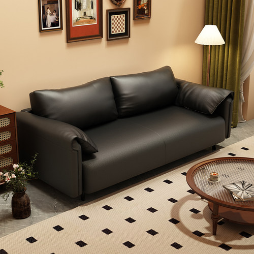 布艺沙发客厅小户型民宿出租房屋公寓双三人耳朵沙发直排懒人沙发