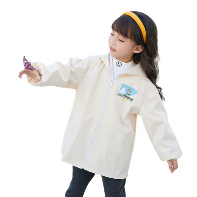 儿童防水罩衣羽绒服防脏围裙