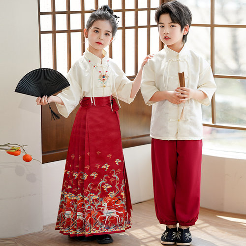 合唱演出服表演服幼儿园汉服