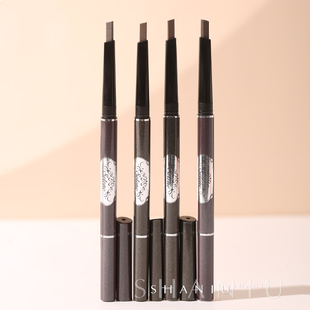 Solone砍刀眉笔防水持久不掉色野生防汗根根分明眉粉女正品初学者