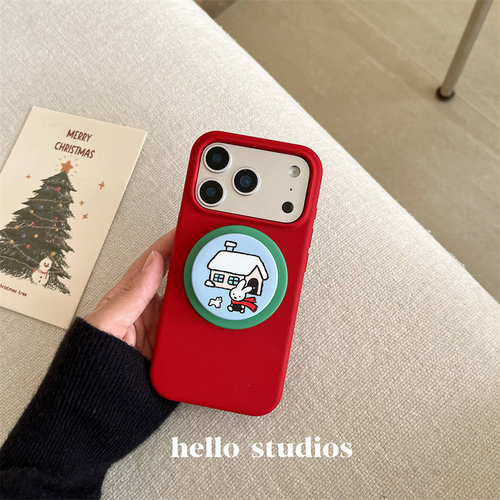 可爱米菲撞色磁吸手机壳