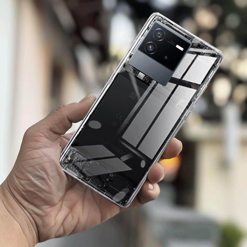 适用Vivo iQOOneo6透明后盖neo6塑料后盖替换后壳电池盖无标外壳