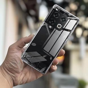 适用于一加10Pro透明后盖OnePlus1+10pro塑料后盖玻璃后壳电池盖