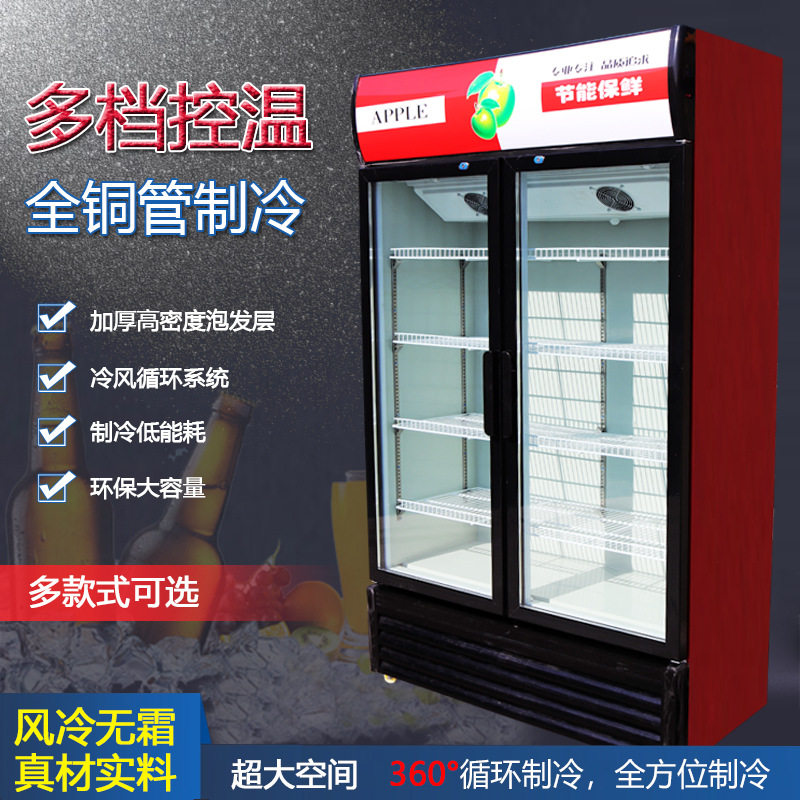 啤酒柜展示柜饮料冷藏柜单门冷饮柜双门风冷冰箱商用冷饮柜