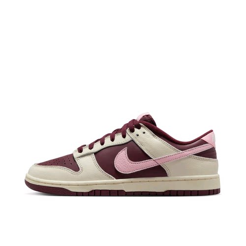 Nike Dunk 板鞋 经典复古百搭 米白/甜菜红 36.5 DR9705-100 CD仓