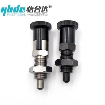 旋钮柱塞分度销细牙自锁型ZAG31/32/41/42-M5/M6/M8/M10/M12/M16A