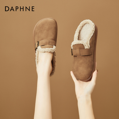 达芙妮勃肯鞋女2024新款冬季厚底