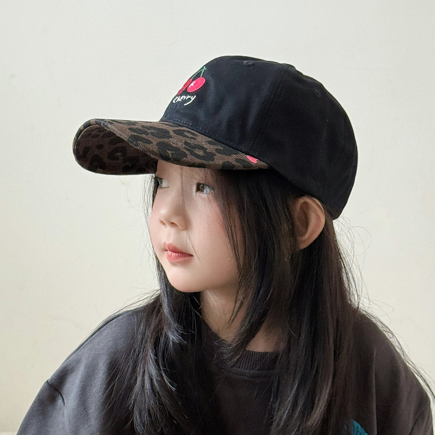 儿童帽子女孩秋冬季棒球帽韩版