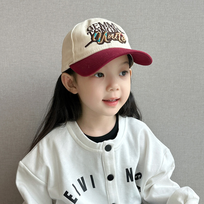 儿童帽子女孩2025新款棒球帽