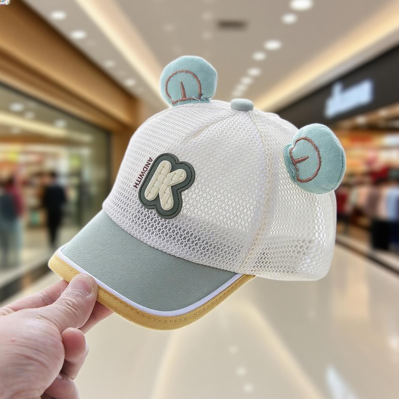 婴儿帽子棒球帽可爱超萌男宝洋气可爱遮阳防晒小月龄宝宝鸭舌帽