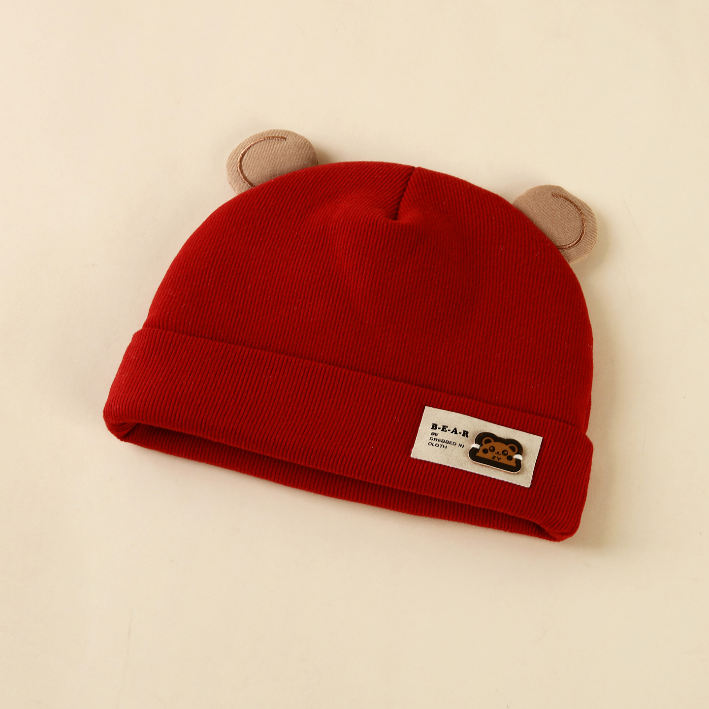 婴儿帽子冬天胎帽洋气可爱